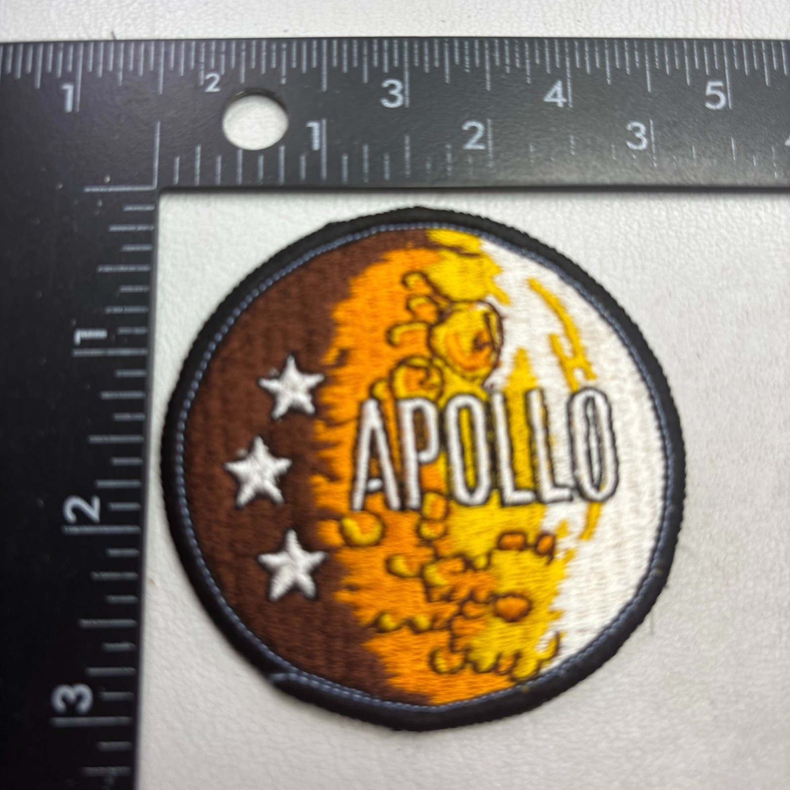 NASA Moon Lunar Mission APOLLO SPACE PROGRAM Embroidered Patch 58J7