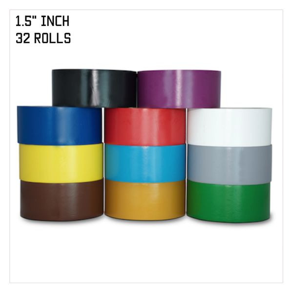 Vinyl Pinstriping Tape 13 OSHA COLORS Available 1.5INCH x 108Feet 5MIL