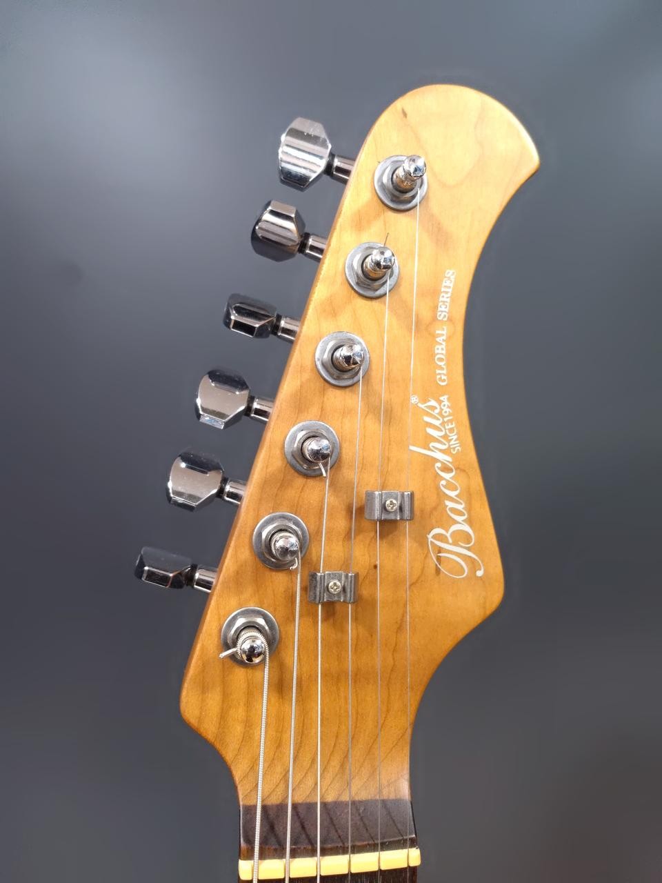 BACCHUS SGS-ASH RSM BLACK&WHITE Stratocaster type