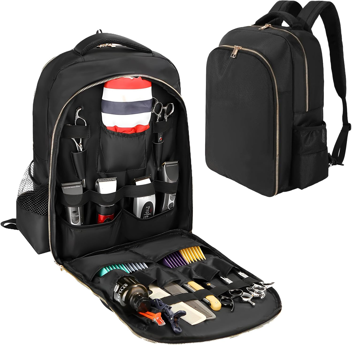 Bag Backpack for Barbers Clipper and Supplies Man Bookbag Hairstylist Heavy Duty