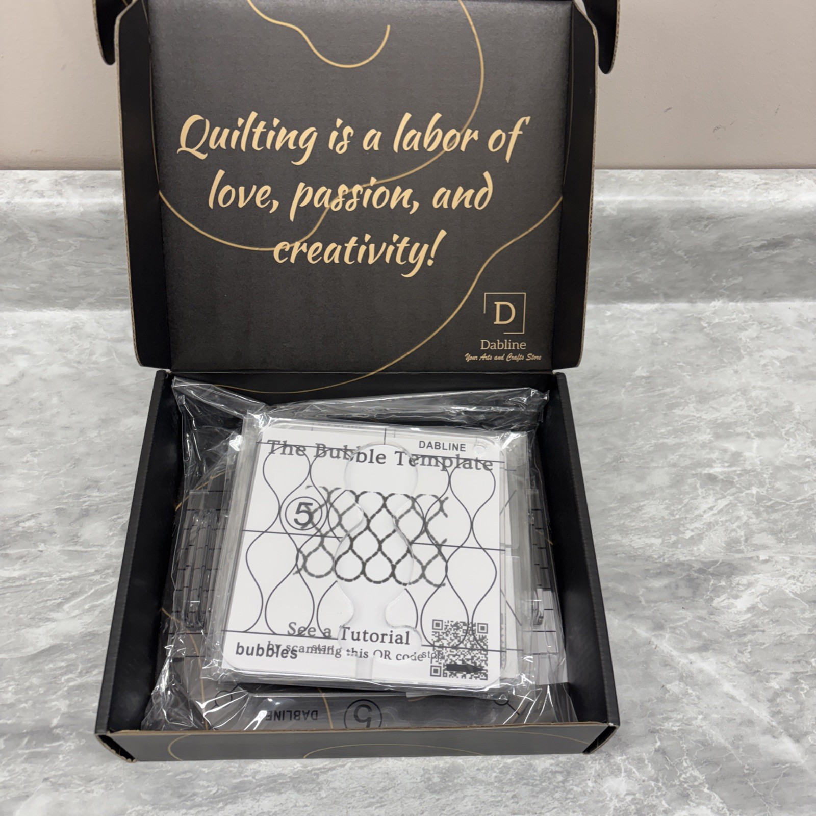 DABLINE Quilting Template Set Includes 8 Templates