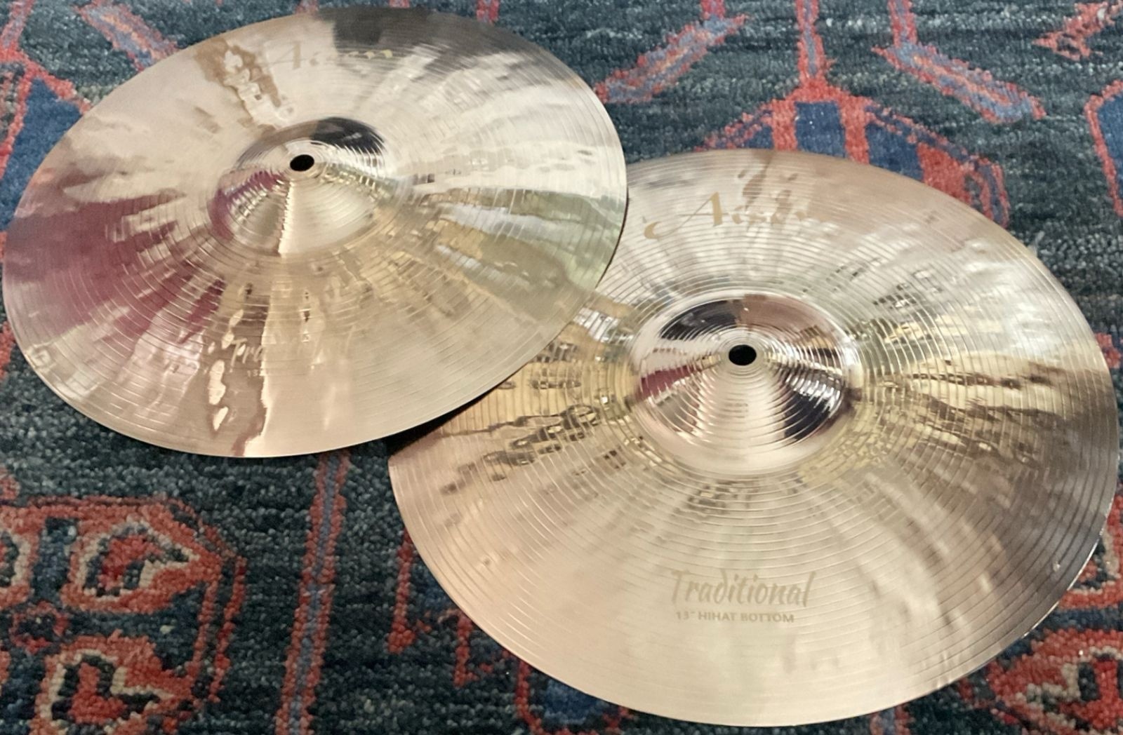 Aisen 13”  Brilliant Traditional Hi-Hat Cymbals