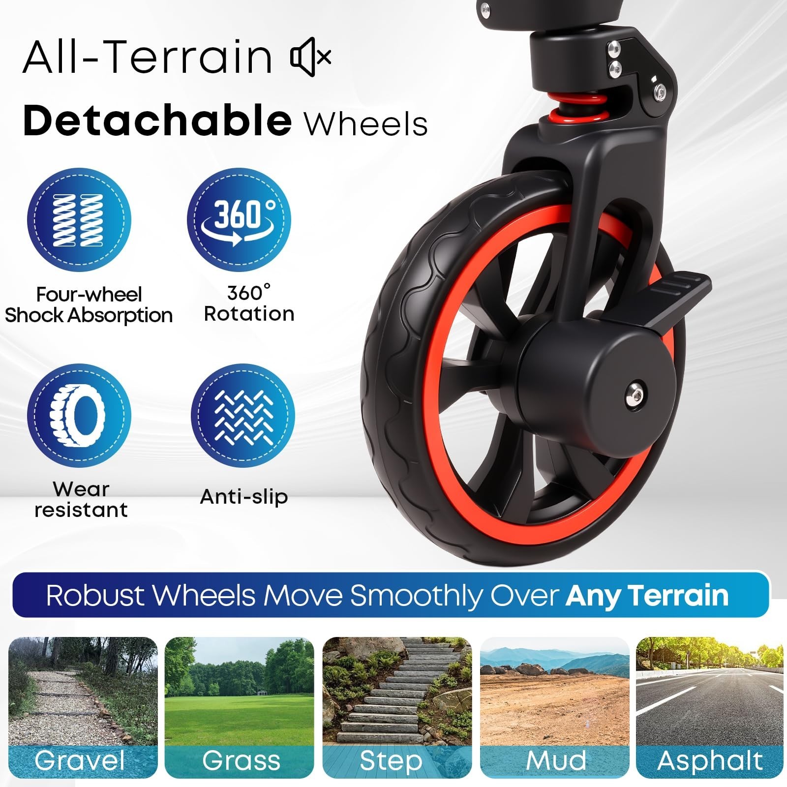 Wagon Stroller for 2 Kids,Foldable Kids Wagon,Premium All Terrain Stroller Ca...