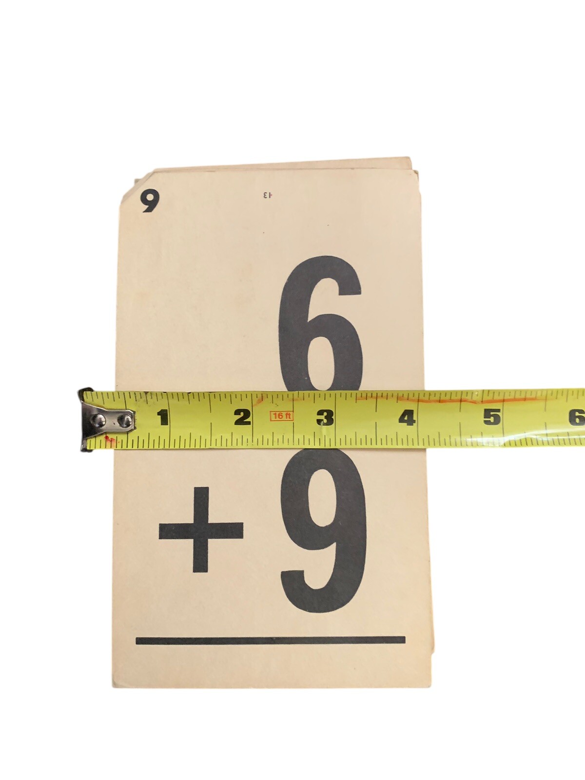 Vtg Math Flash Cards Addition Subtraction Junk Journal Supplies School Ephemera