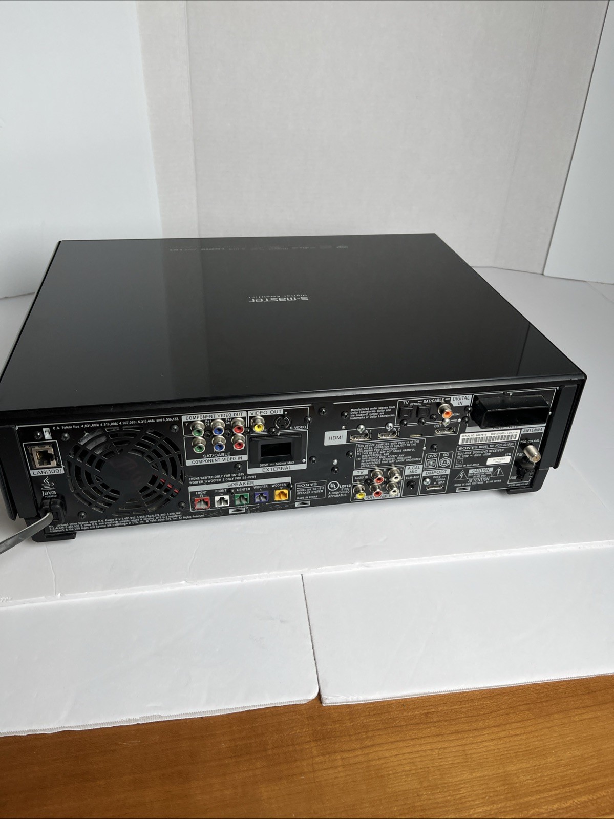 Sony S-Master Digital Amplifier HCD-IS1000 Blu-Ray Player - UNTESTED May Work