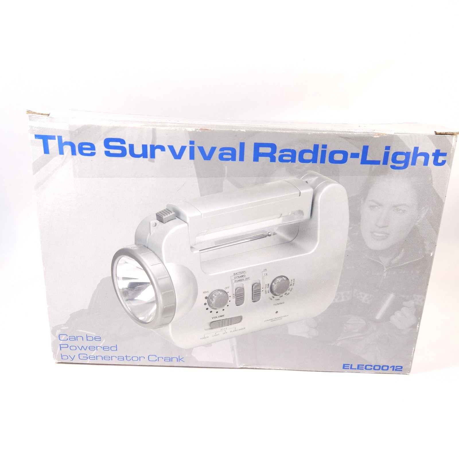 Survival Radio-Light ELECO012 Hand Crank AM/FM Radio Flashlight Siren