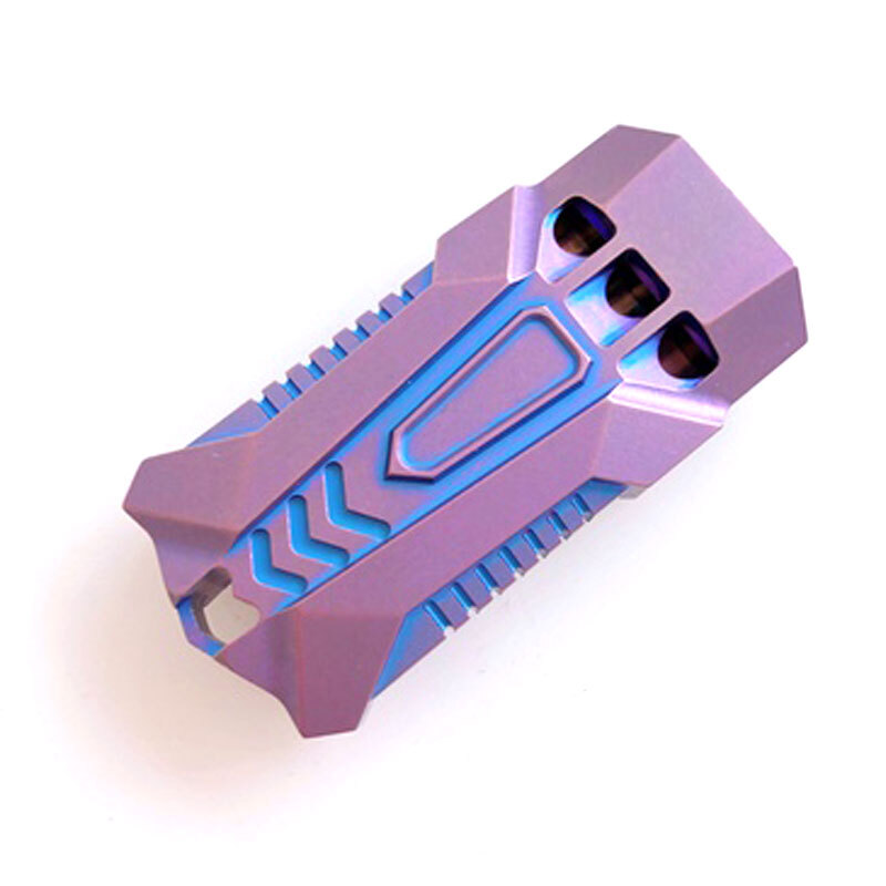 150db Flying Division 3 Tube Safety Whistle Outdoor Survival   EDCTitanium Alloy
