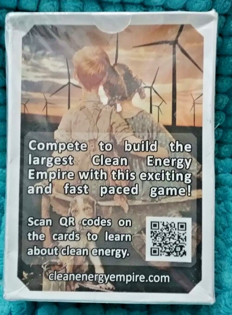 Clean Energy Empire CARD GAME CLASSROOM GAME Educational FUN 1st edition SEALED