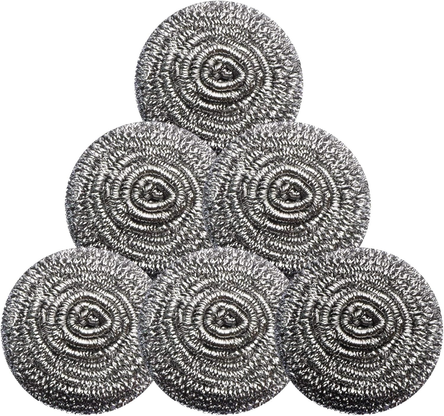 Stainless Steel Scrubber Scrubbing Scouring Pad Sponges Clean Pot Pan and Steel