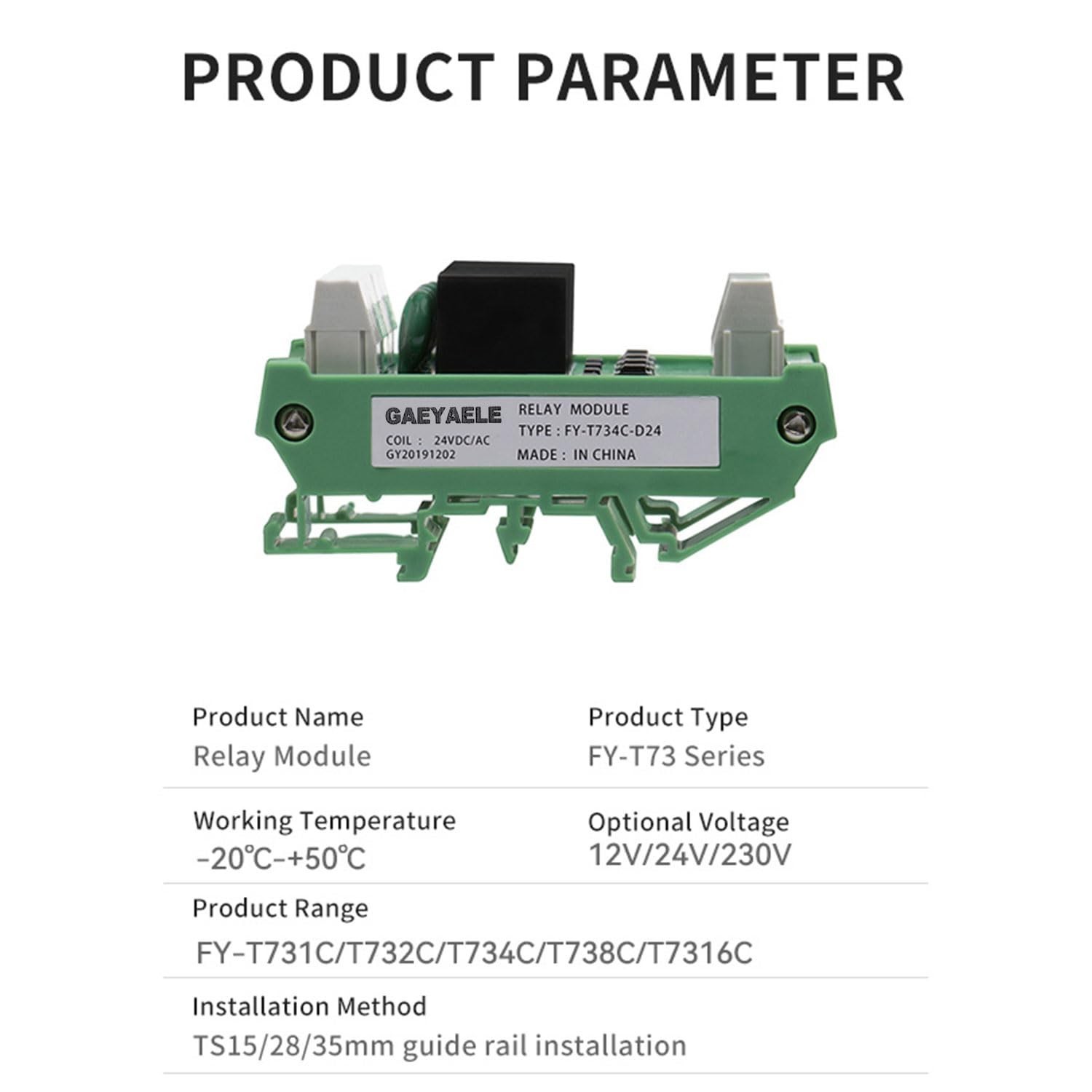 High-Performance 4 Channel DIN Rail Relay - 10A Switching Current, Certified