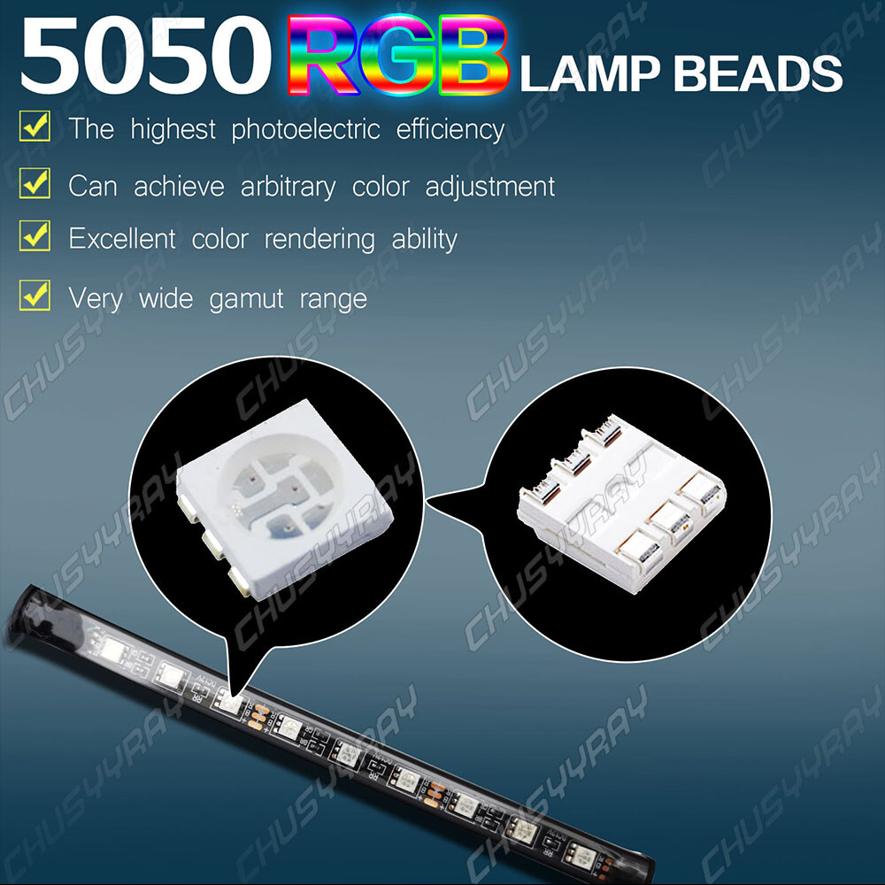 TV Computer Backlight 5V USB LED strip Light 5050 RGB Background Lighting 4pcs