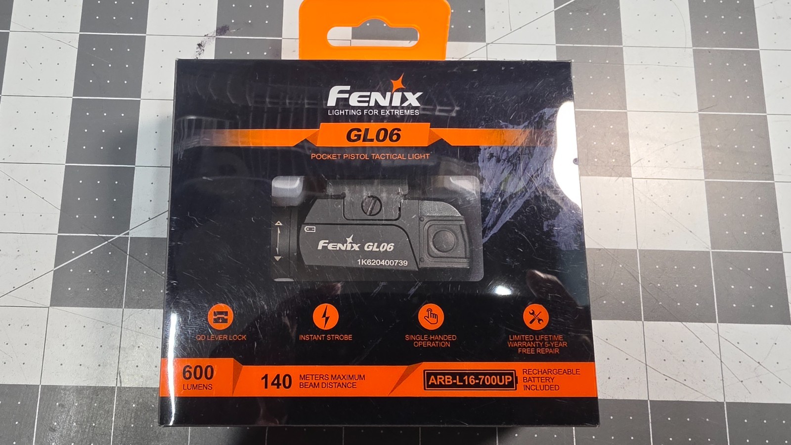 Fenix GLO6 Weapon Light - EUC