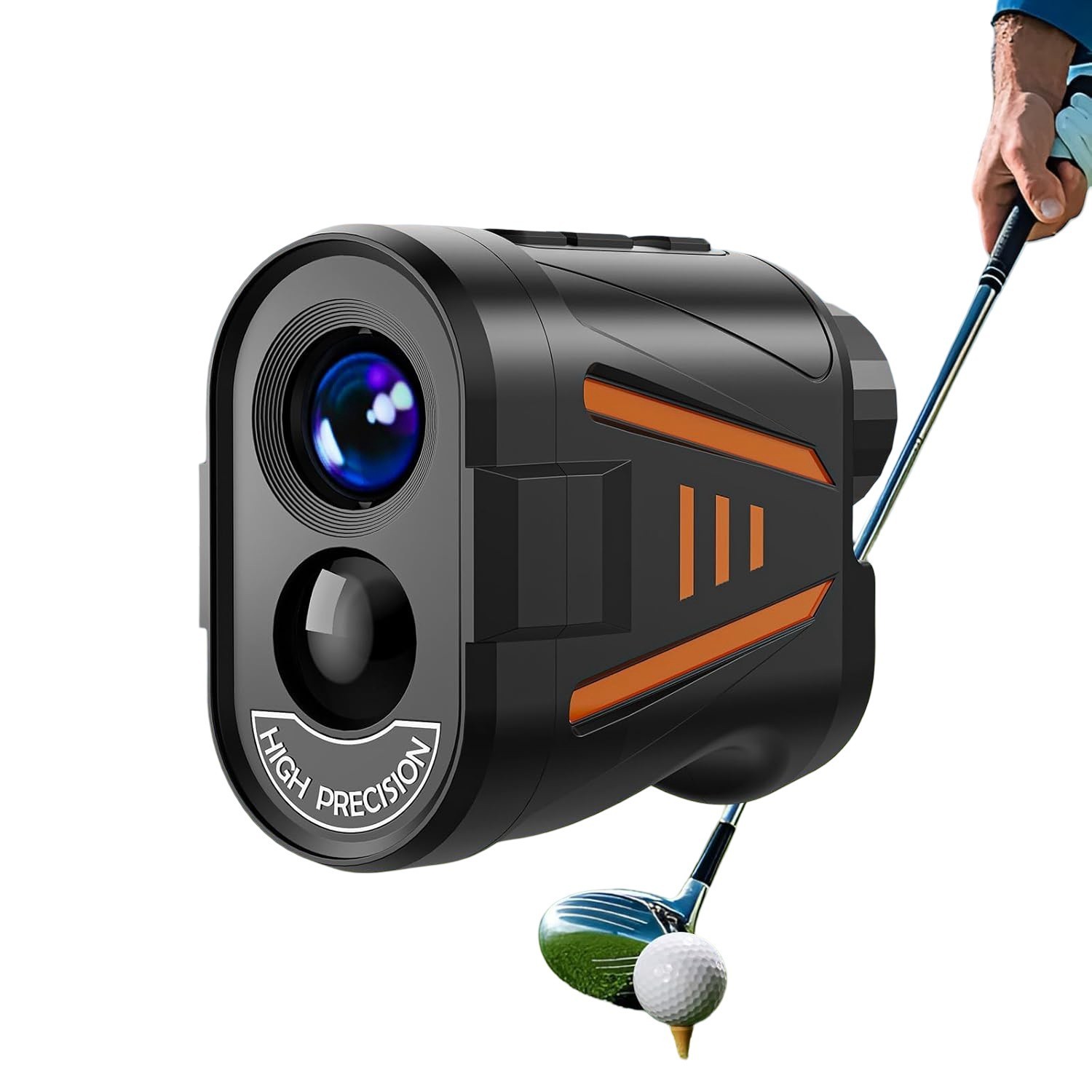 Golf Rangefinder Laser Range Finder Slope 6X Magnification Hunting 1800 Yards