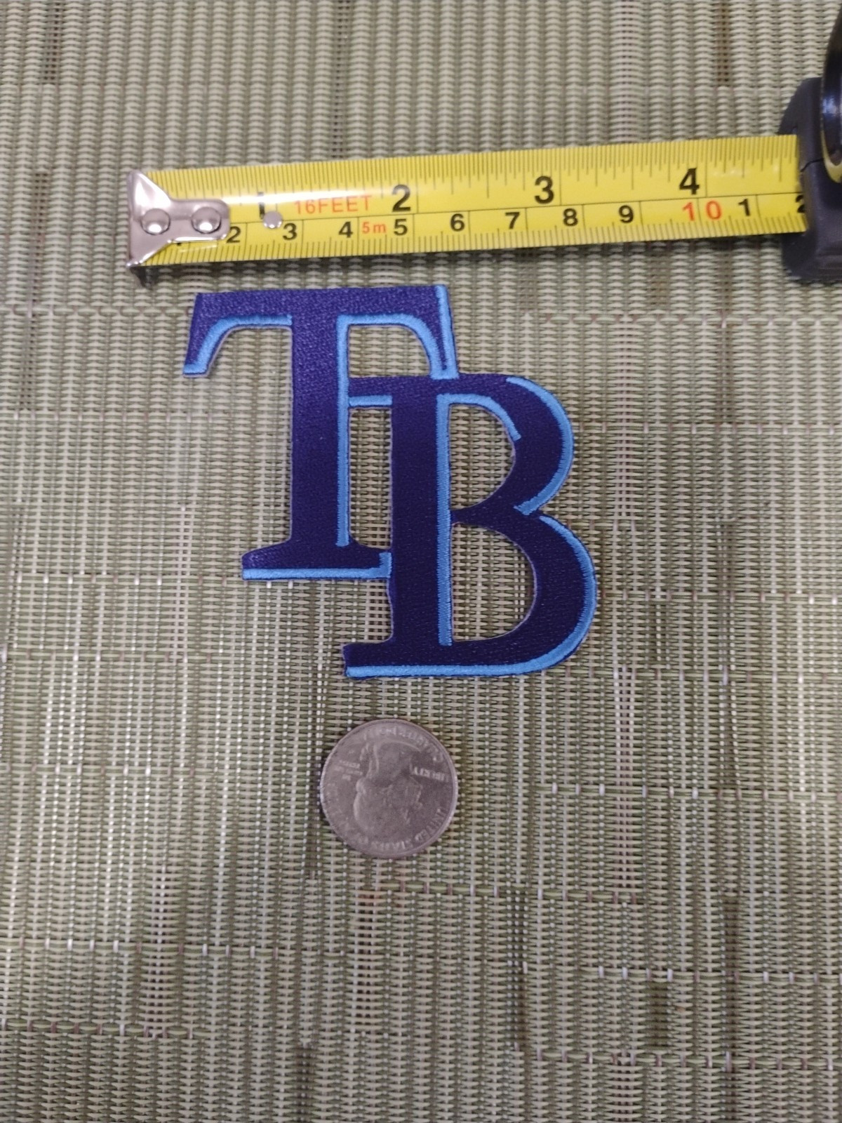 MLB Tampa Bay Devil Rays IRON ON PATCHES