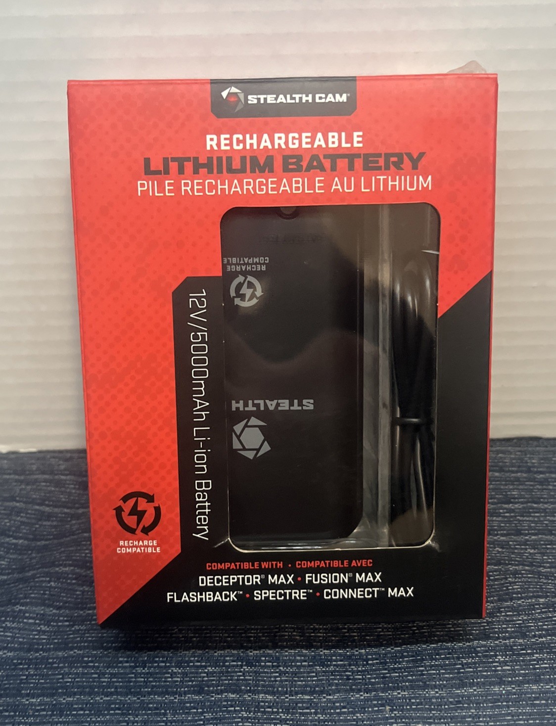 Stealth Cam 5,000MAH FIELDMAX LITHIUM RECHARGEABLE CARTRIDGE W/CHARGING CIRCUIT