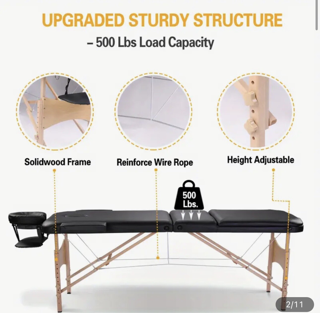 PORTABLE MASSAGE TABLE