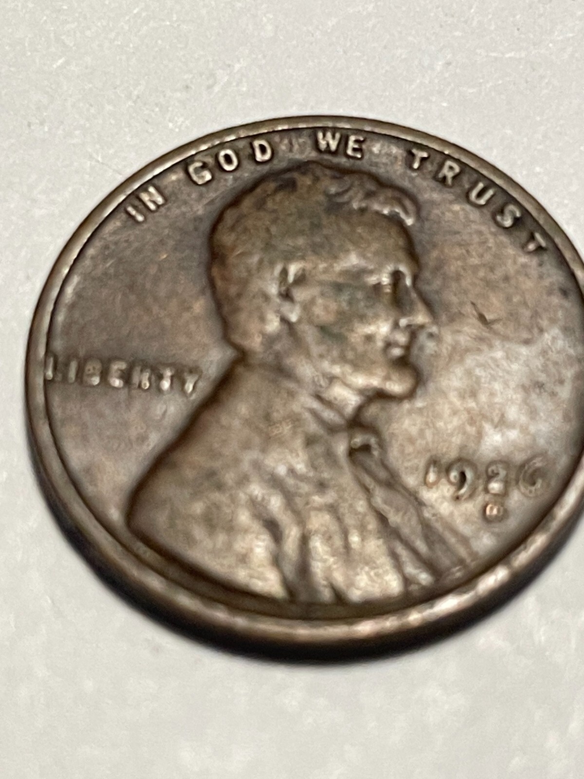 1926 d lincoln wheat cent penny very good