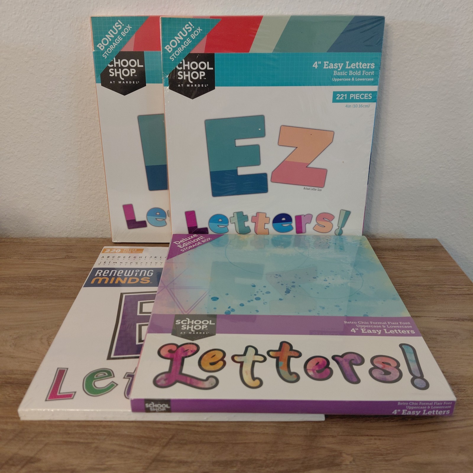 Teacher School Resources 4in Easy Letters Upper And Lower Case 220 Pieces Each