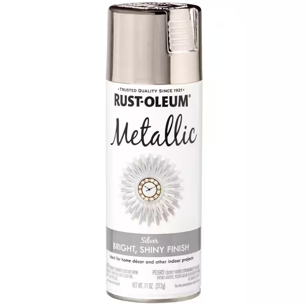 11 Oz. Metallic Silver Spray Paint (6-Pack)
