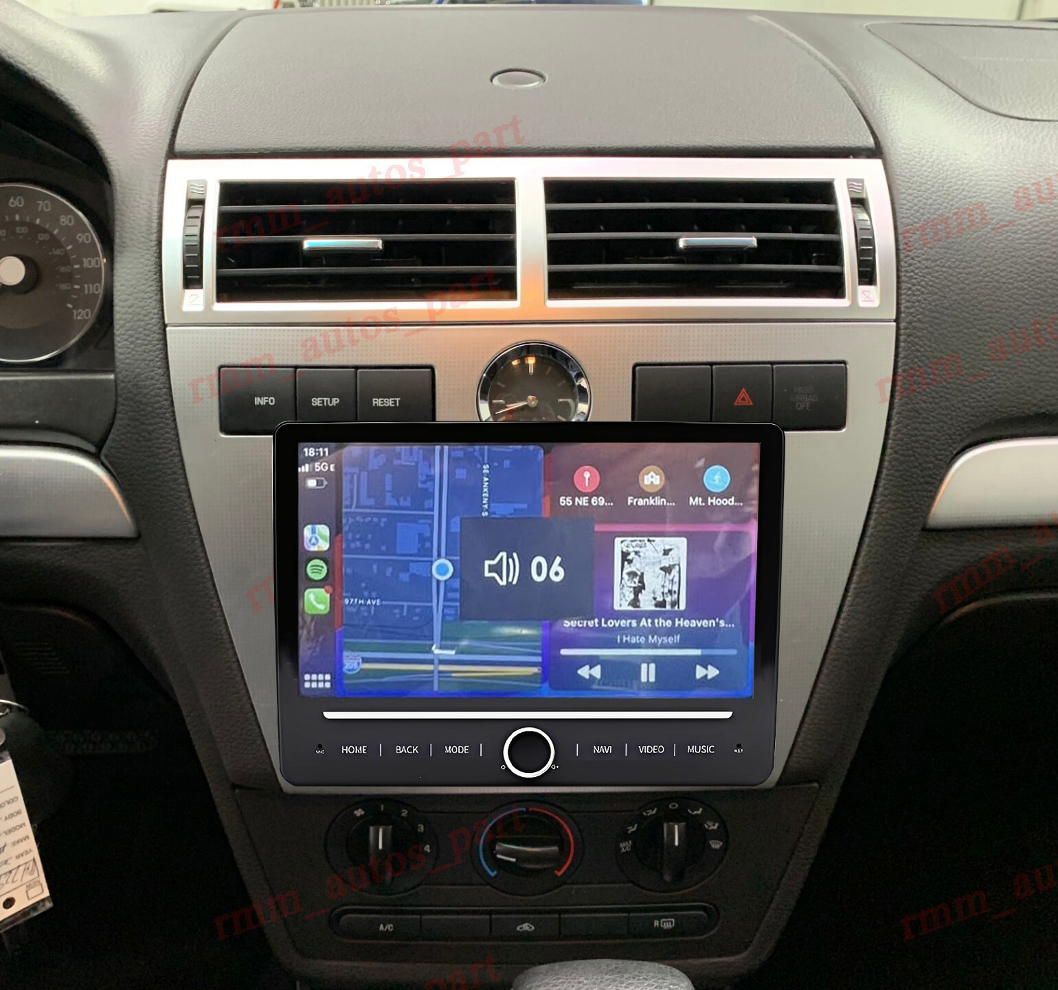 For Ford Fusion 2006-2009 10.1" Android 14.0 Car Radio Stereo GPS WiFi CARPLAY