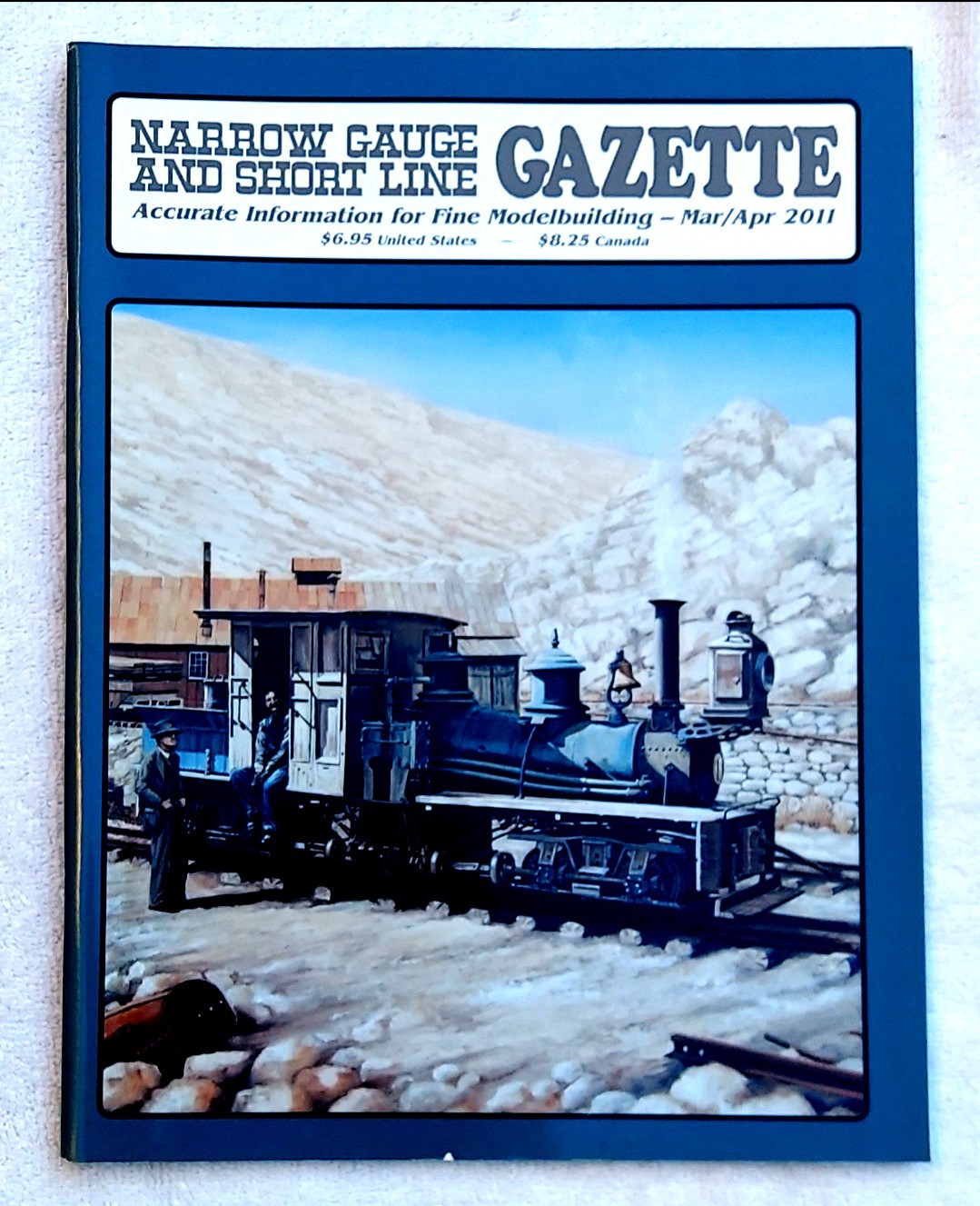 RARE! NARROW GAUGE AND SHORT LINE Gazette Magazine Trains March/April 2011 VGUC