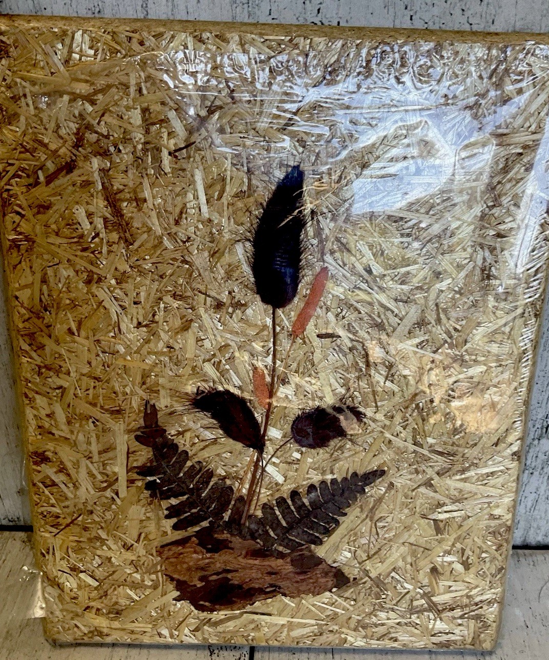 Vintage 1979 KRO Strawboard Harvest Hi-Lites Wall Art Made in Oregon