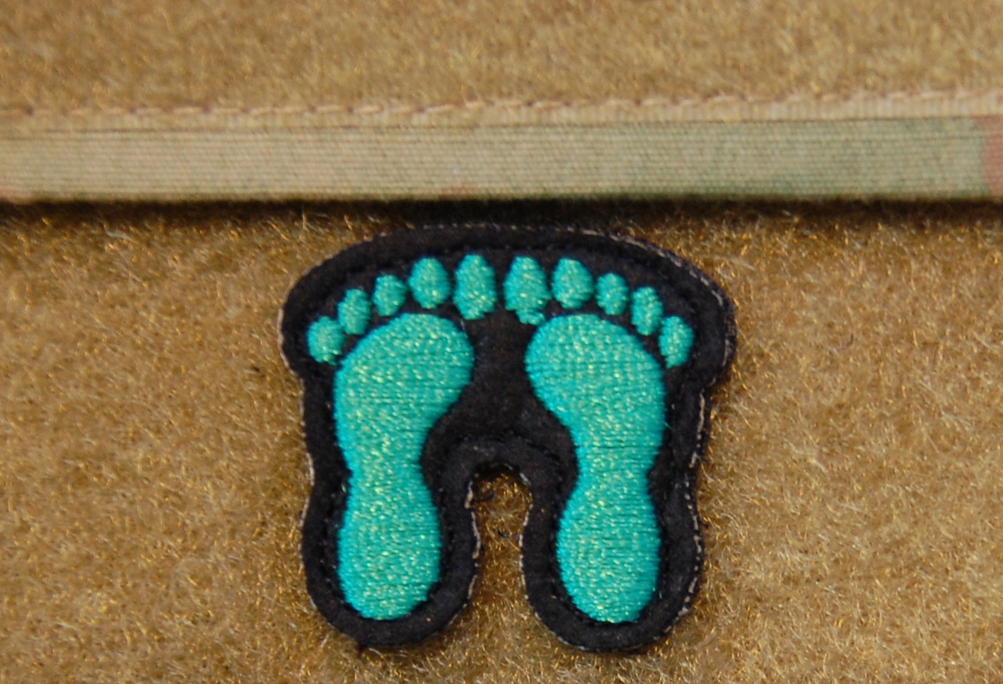 PJ GREEN FEET USAF Pararescue Pedros Airman Tactical Embroidered Morale Patch