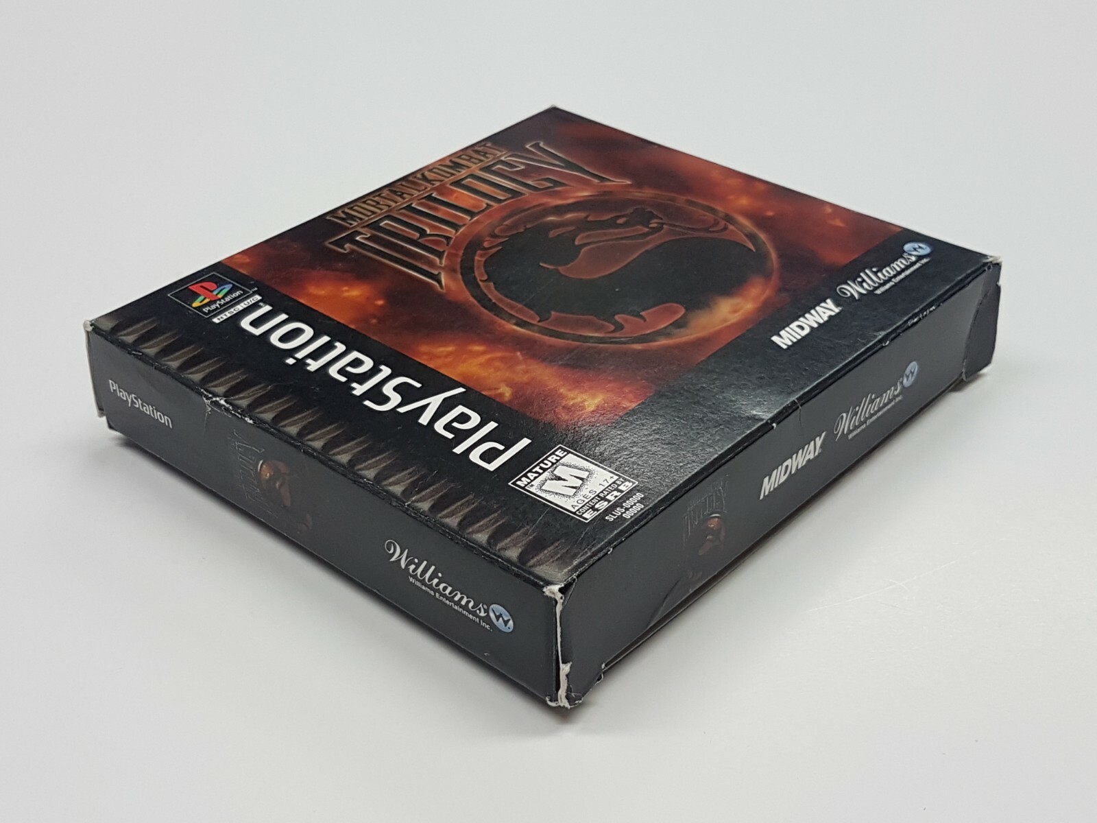 Mortal Kombat Trilogy PlayStation 1 Store Promotion Display Box *wear