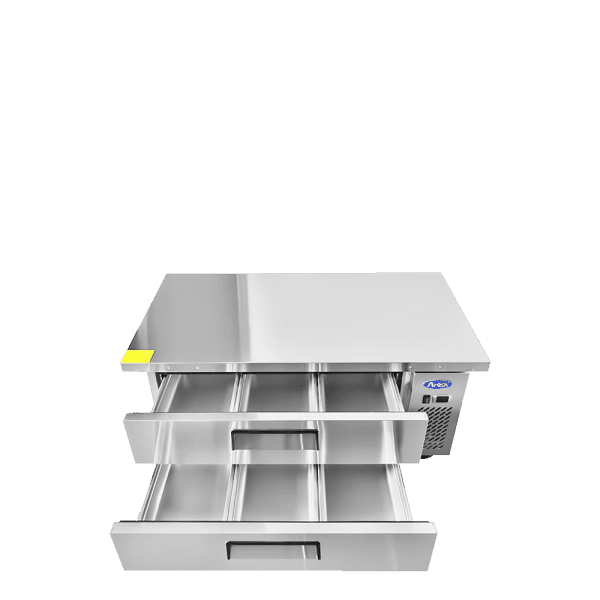 Atosa MGF8452GR, 60" WIDE CHEF BASE REFRIGERATOR WITH 5 YEARS PARTS & LABOR