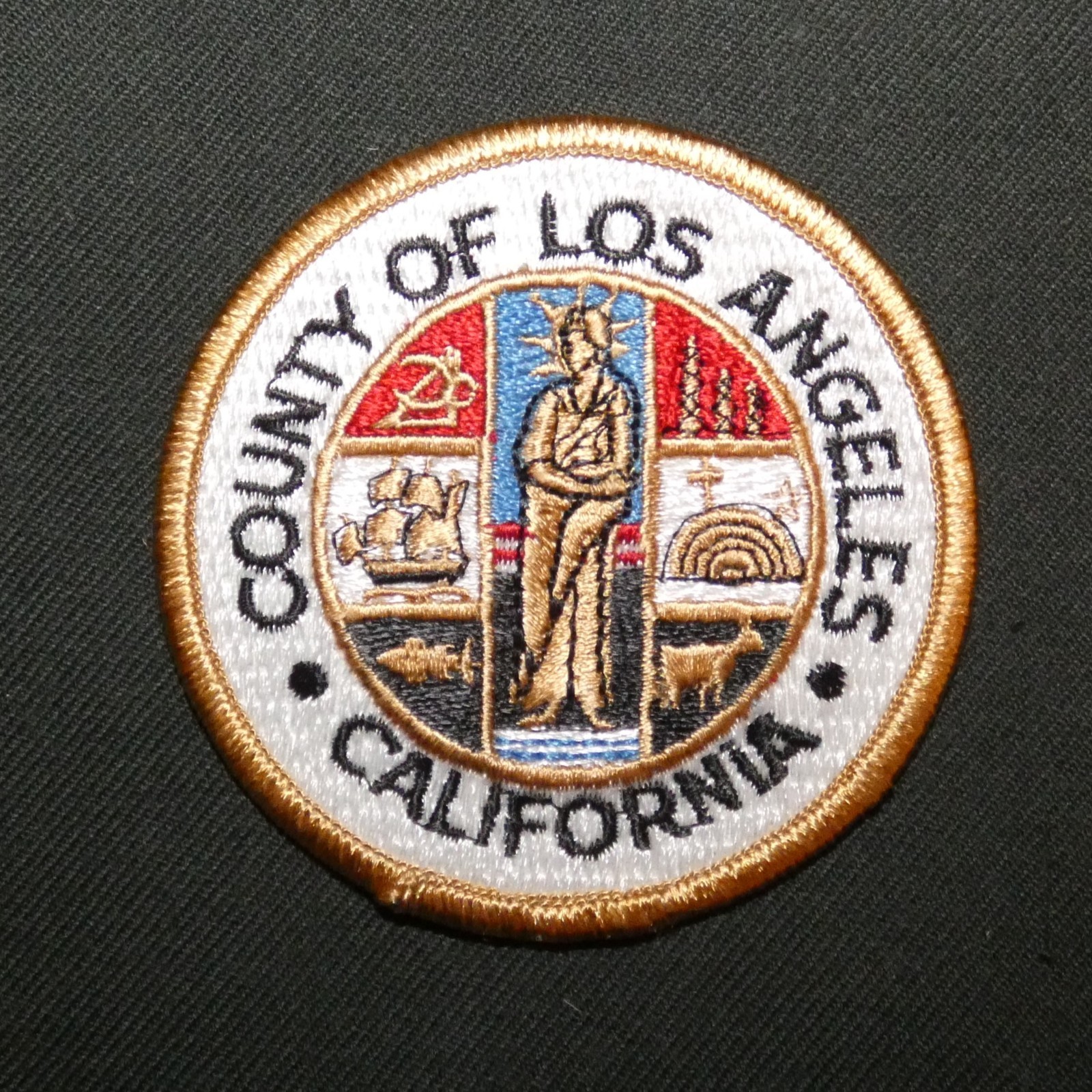 Original County of Los Angeles Employee Embroidered Patch
