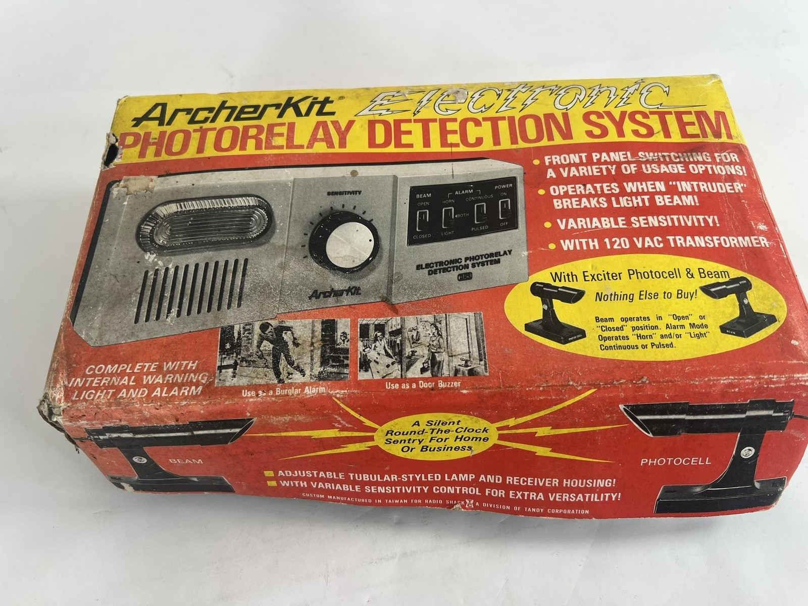 Vintage ArcherKit Photorelay Detection System Alarm 28-4018 Taiwan Radio Shack
