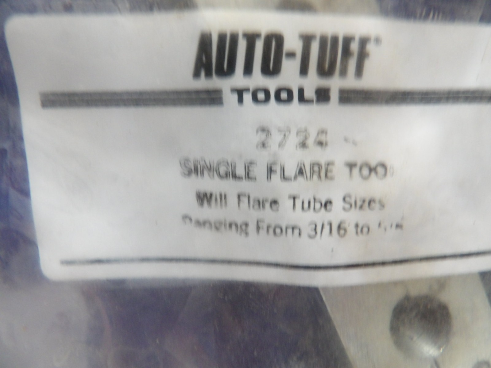 USA Made Auto-Tuff Single Flare Tool 2724