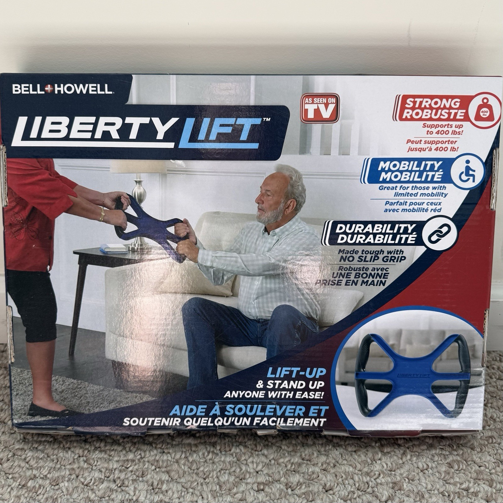 Liberty Lift Bell & Howell As Seen On TV Mobility Standing Aid Lift Assistance