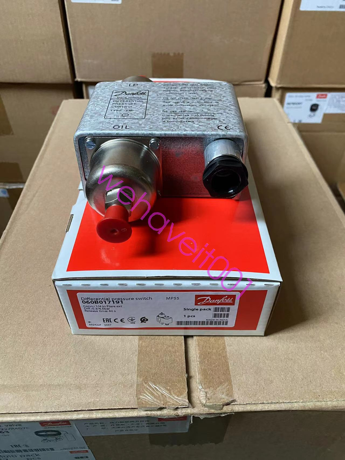 Danfoss MP55 060B017191 differential pressure switch