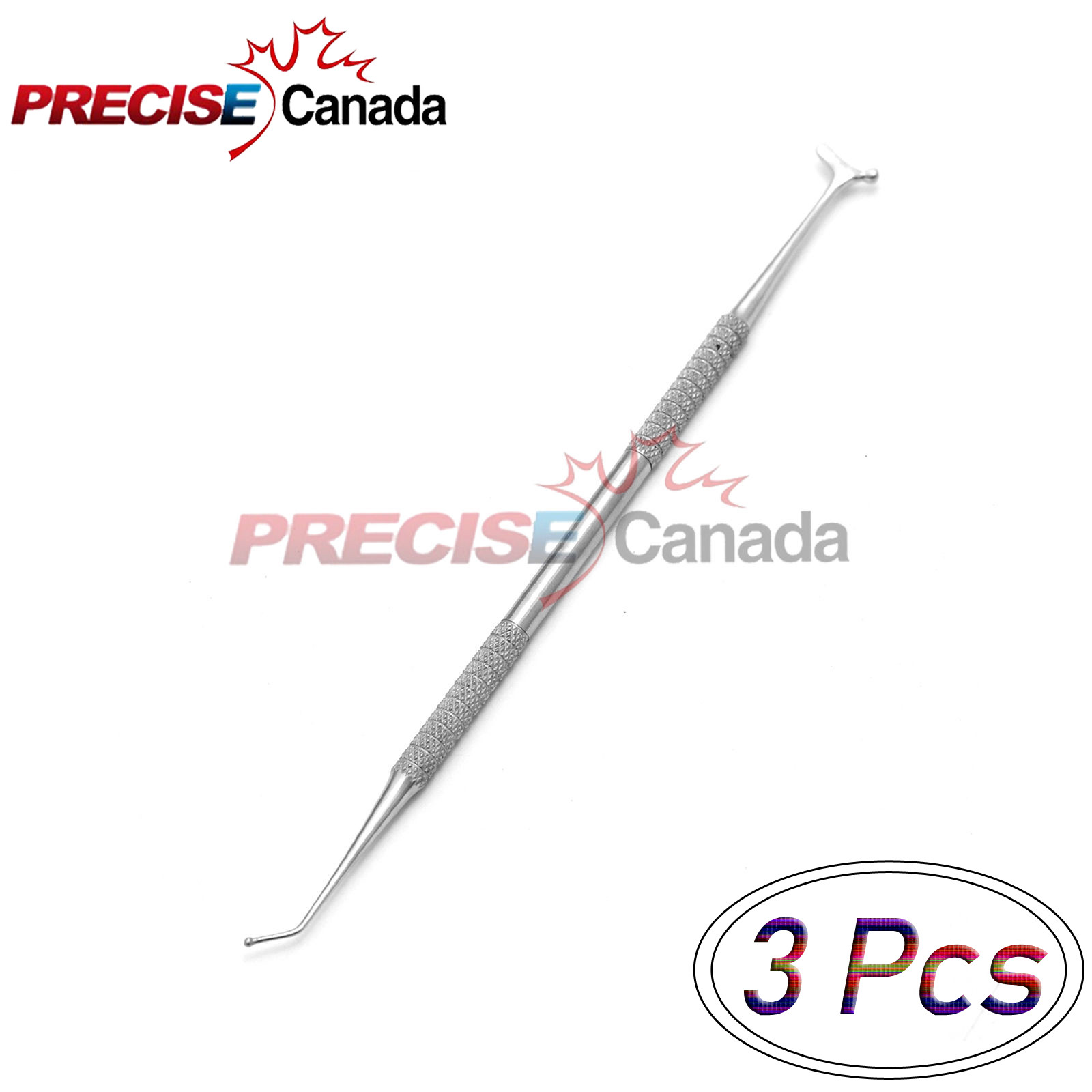 Set Of 3 Dental Instruments, Ball Burnisher Double Ended 27/34