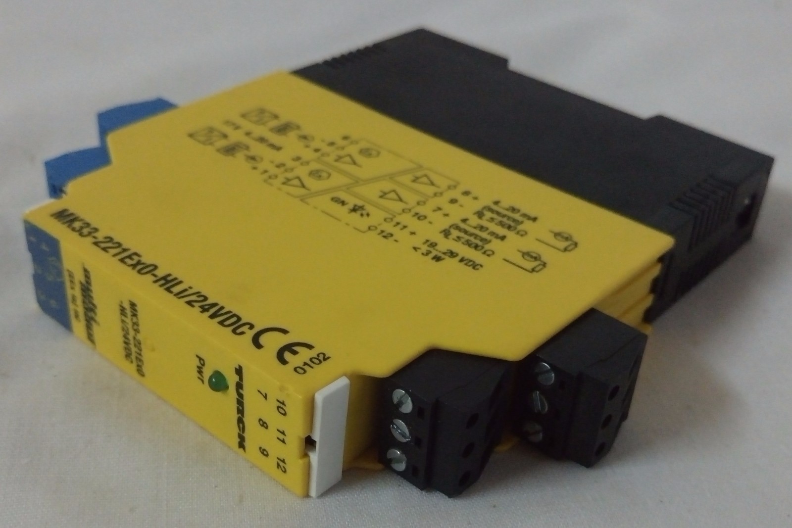 TURCK ELEKTRONIK MK33-221-EX0-HLI/24VDC Loop Isolator P/N: 7506431