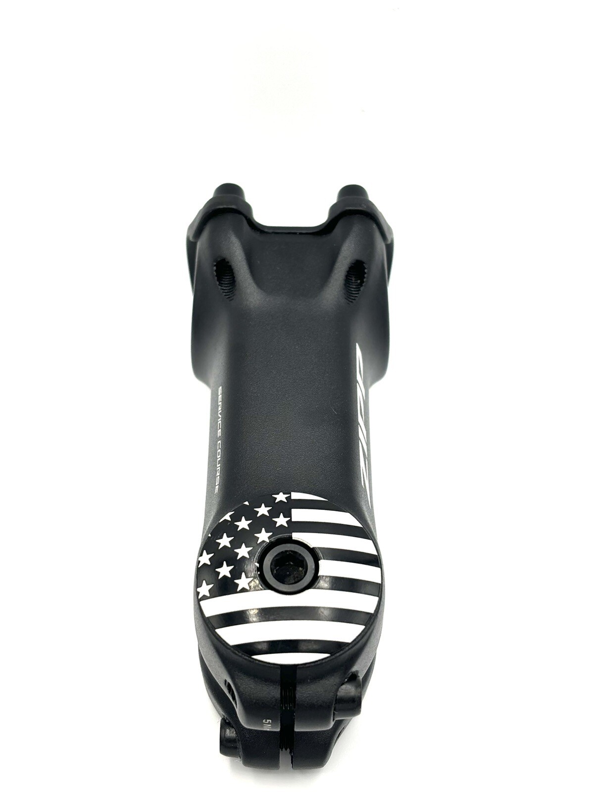 American Flag - Threadless Bicycle Headset Stem Cap 1 1/8 USA Black