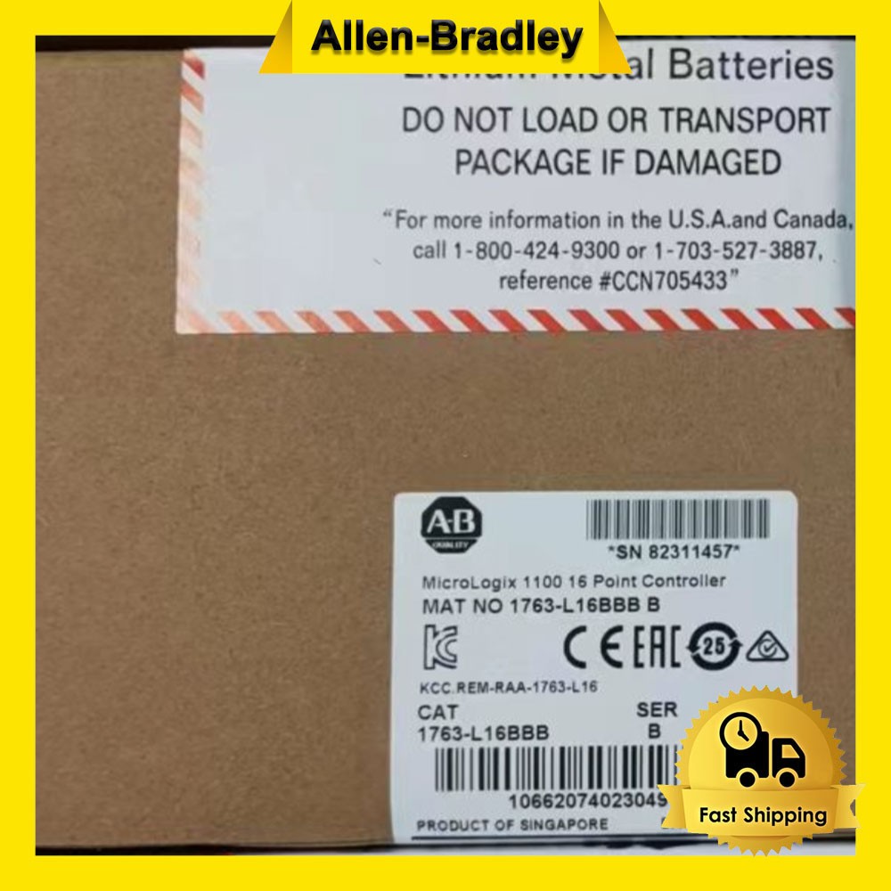 Allen-Bradley 1763-L16BBB SER B MicroLogix 1100 16 Point Controller 1763L16BBB