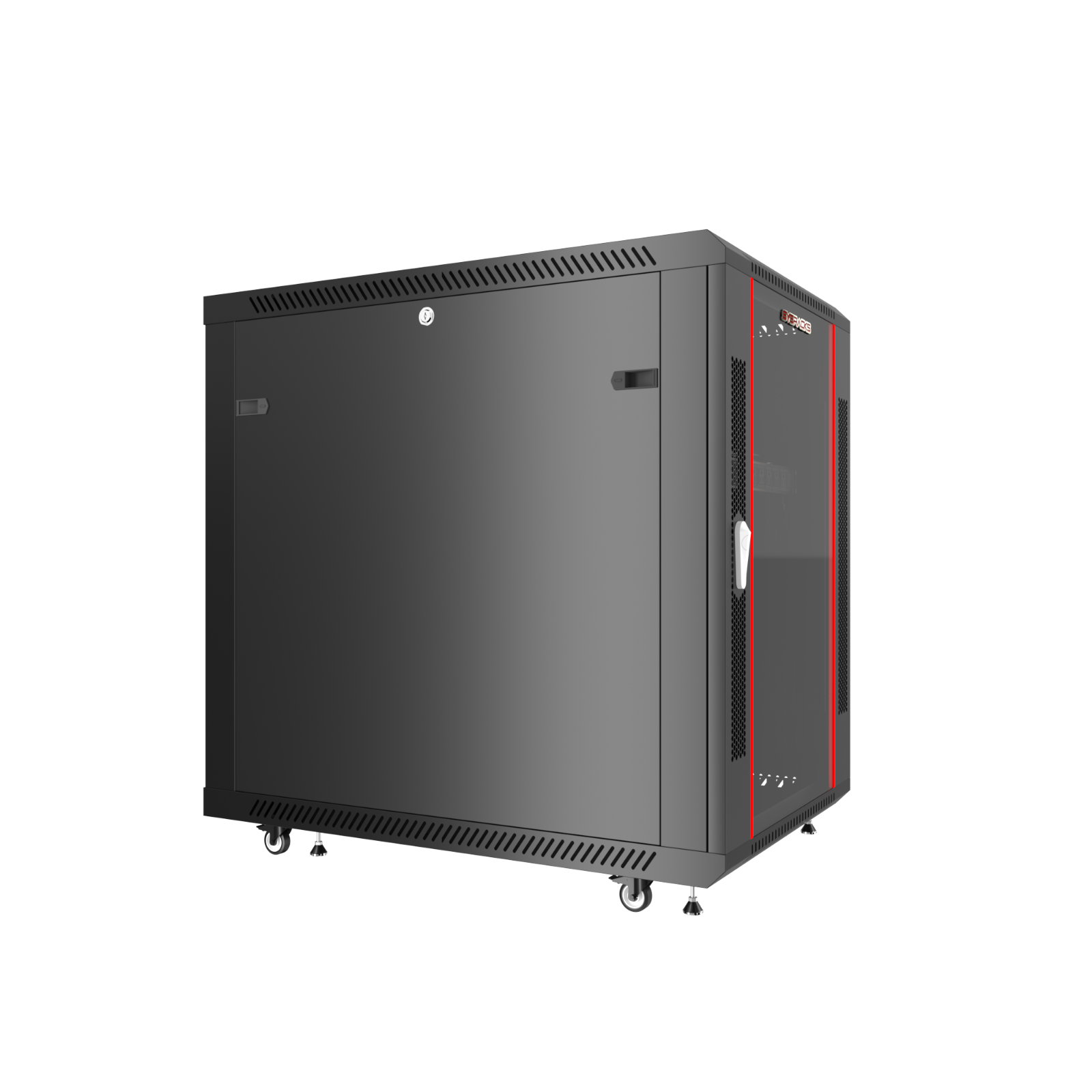 Server Rack Network Cabinet 15U 35 Inch Deep Rack Cabinet Enclosure For Servers