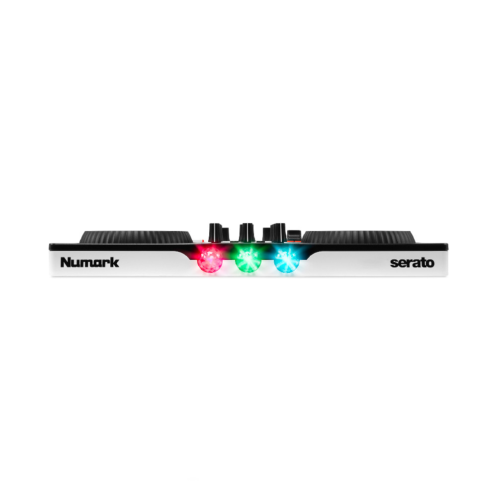 NUMARK PARTY MIX III 2-Deck DJ Controller w/Party Lights built-in
