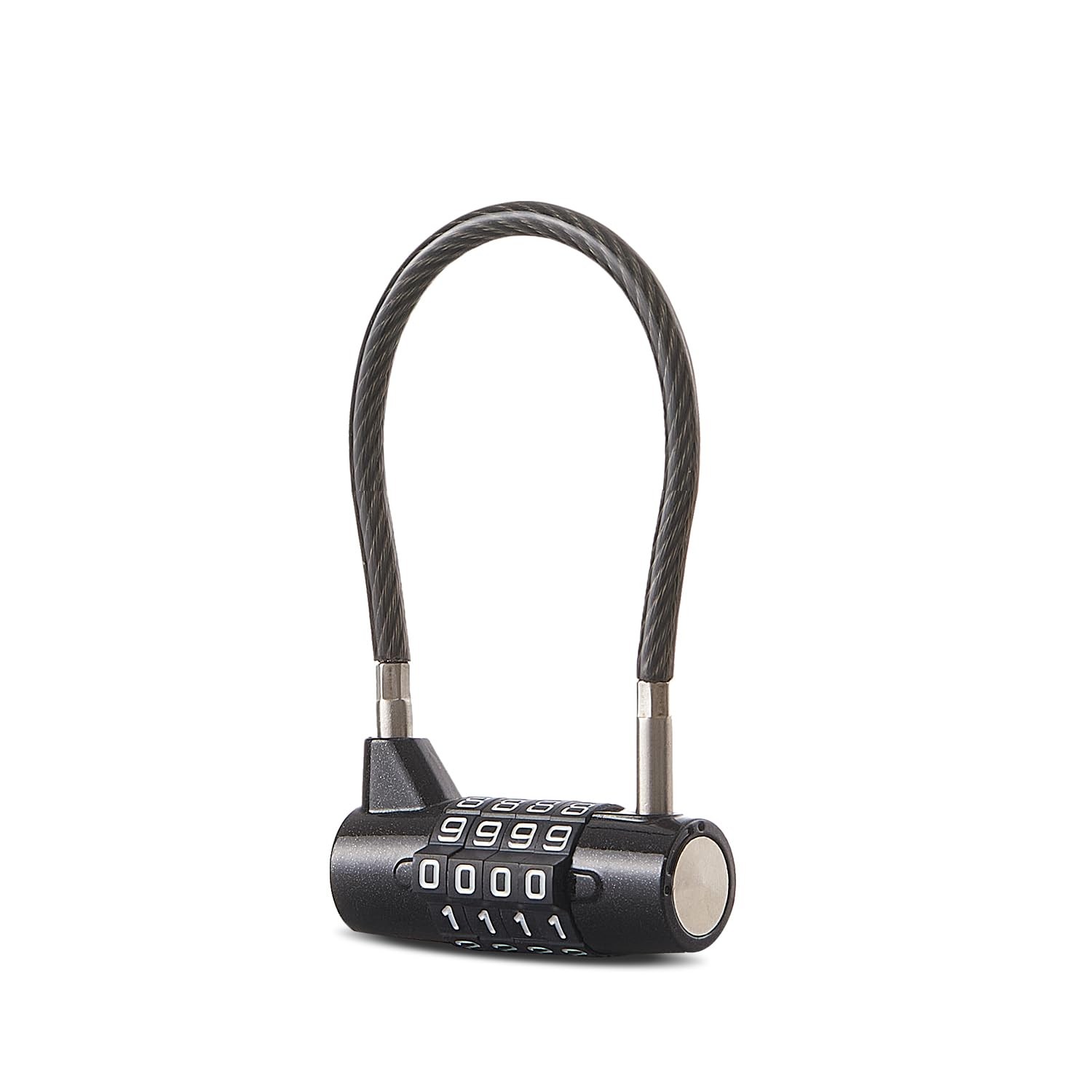 EASTDEER 4-Digit Combination Cable Lock, 7" - Gym Locker & Toolbox Security