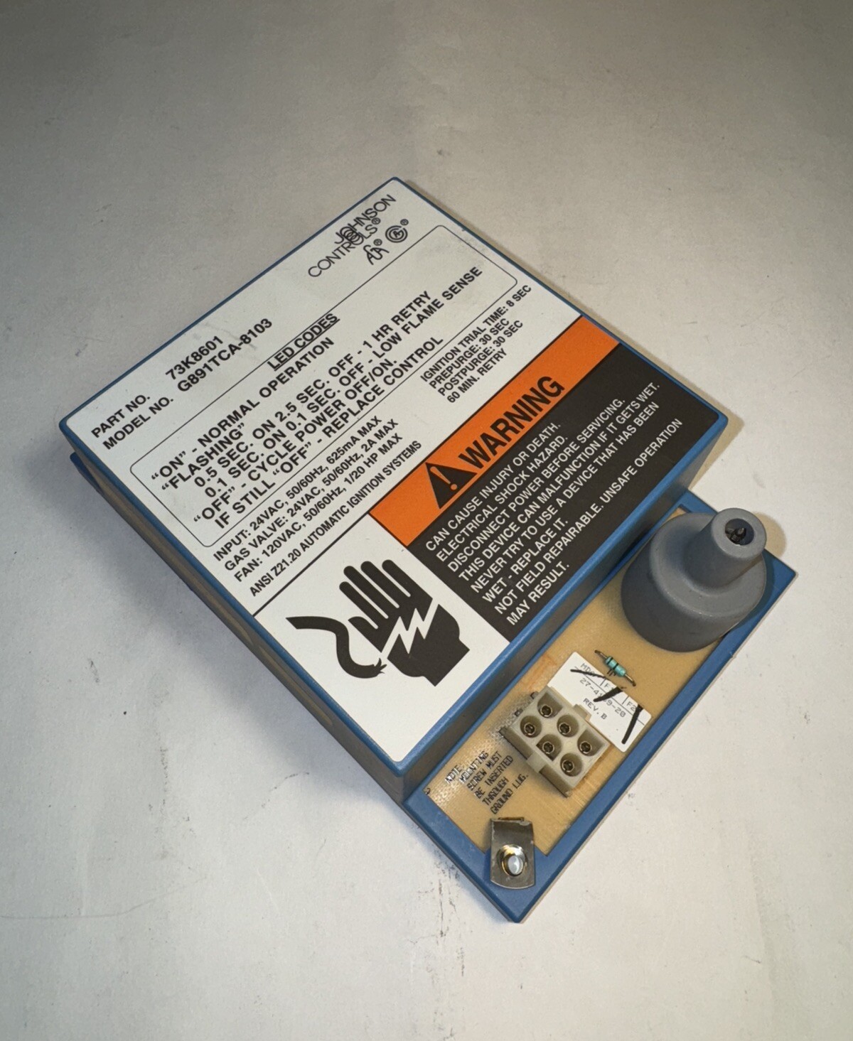Lennox 73K8601 Pulse Ignition Control G891TCA-8103