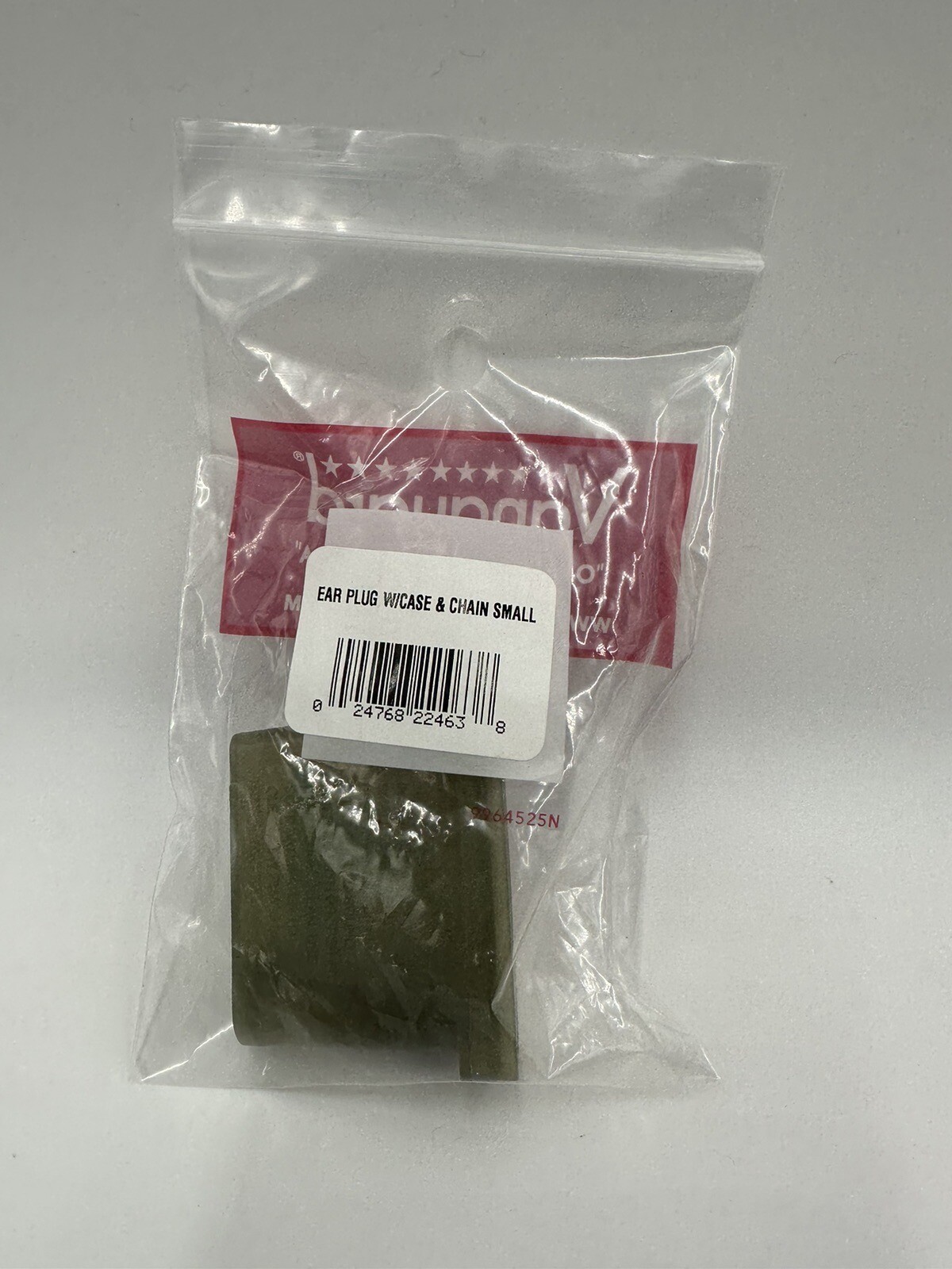Military Issue Ear Plugs with Case & Chain - Army & Marine Corps Ear Protection