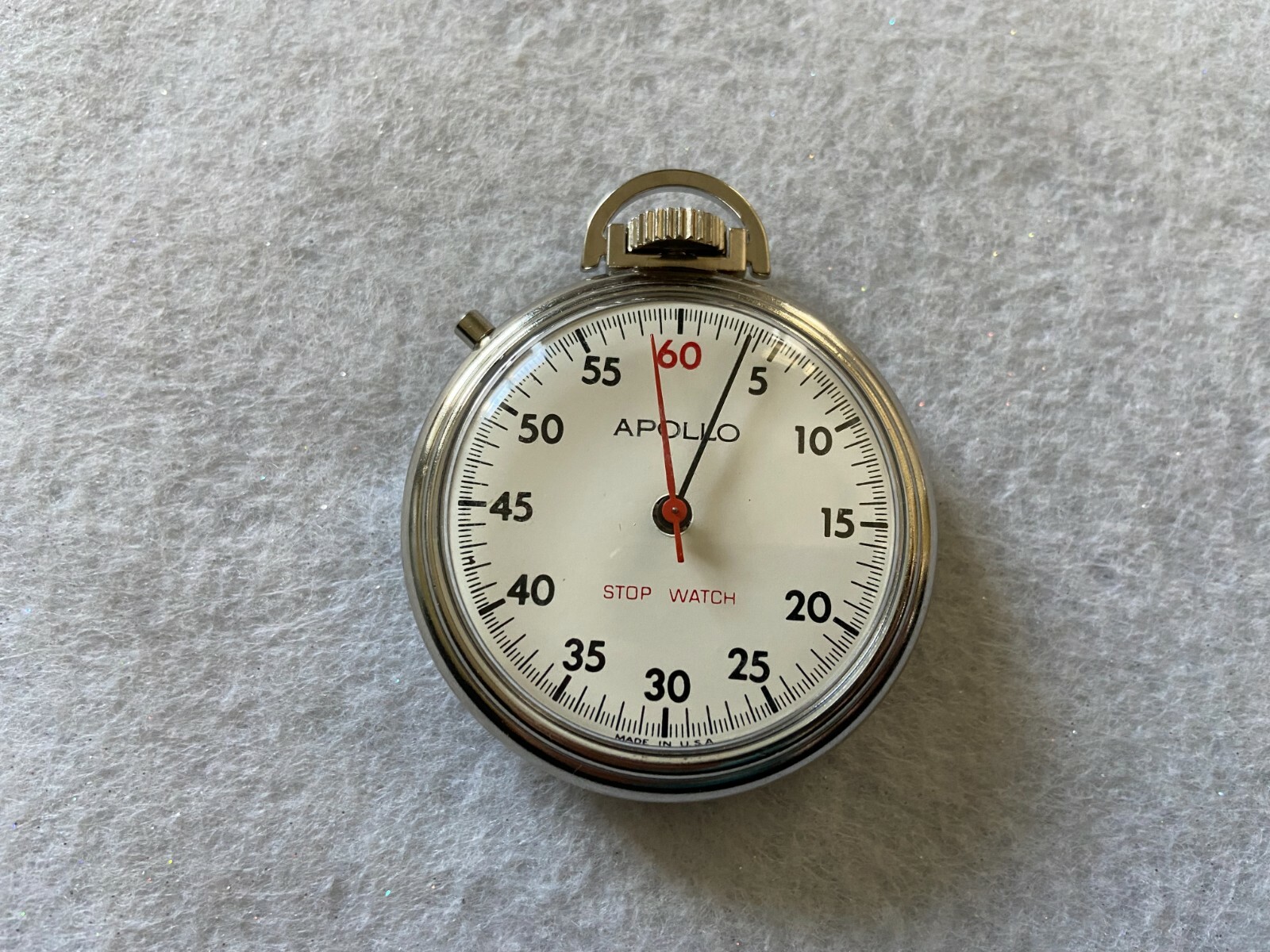Vintage Apollo Mechanical Wind Up Stopwatch with the Original Box