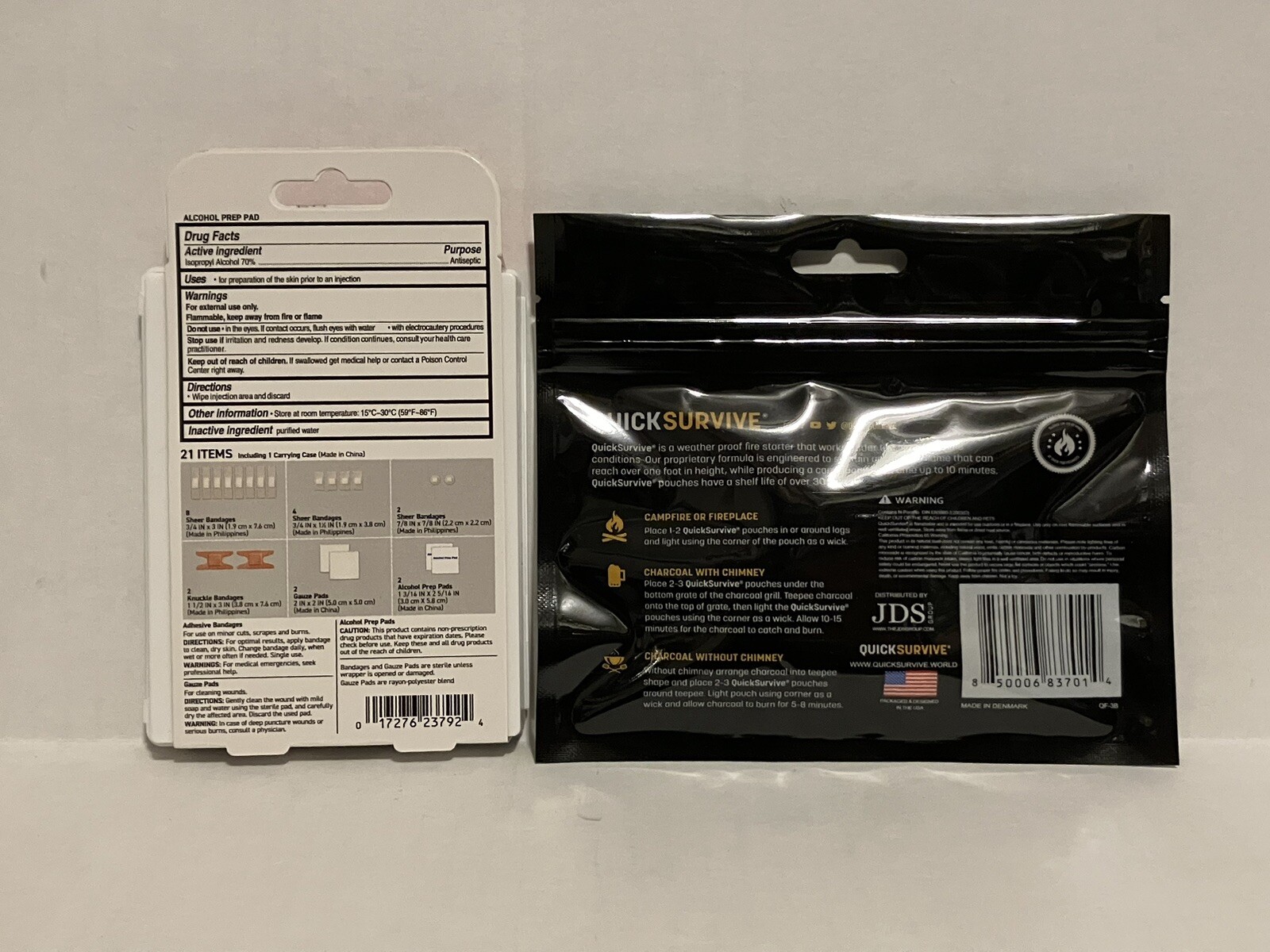 First Aid Kit & Fire Starter Kit