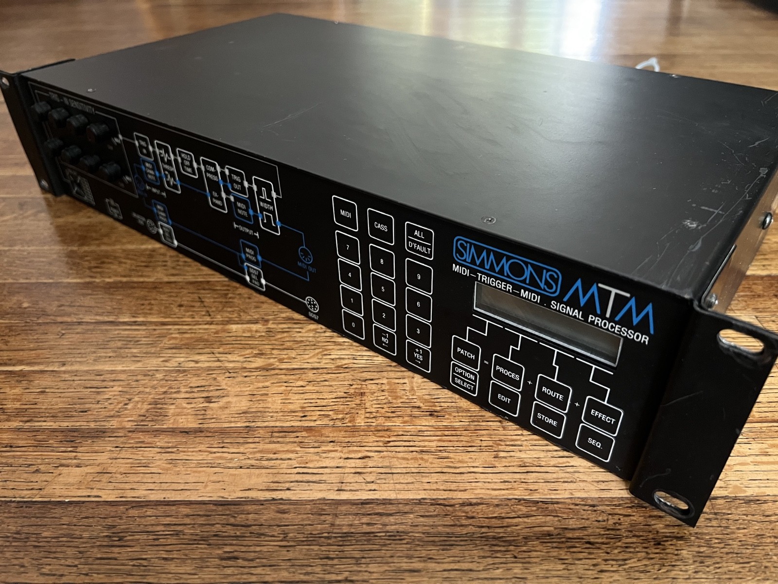 RARE 1980s Simmons MTM 8-Channel MIDI-Trigger-MIDI Signal Processor