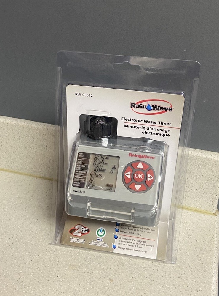 Rainwave Rain Wave 1-Zone Programmable Electronic Water Timer RW-93012 New