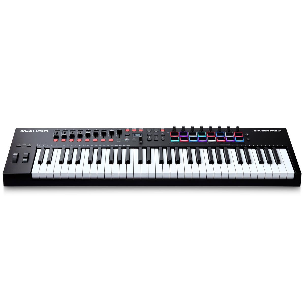 M-Audio Oxygen Pro 61 61-Key USB Powered MIDI Controller with Smart Controls and