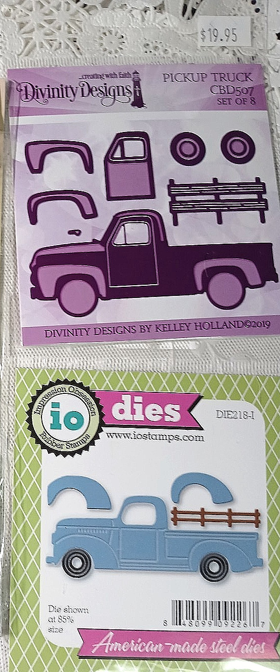 2 NEW TRUCK die sets: Impression Obsession Dies & Divinity Designs Dies