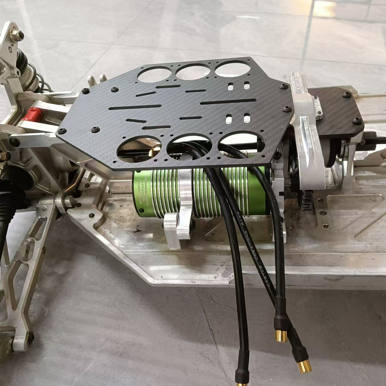VITAVON Redesigned Dual Motor Mount &Diff Mount & ESC Holder For Losi DBXL E 2.0